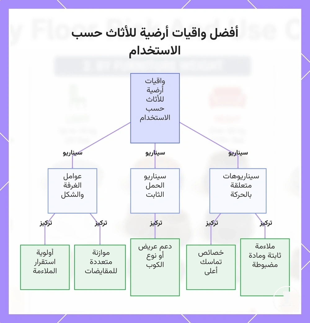 أفضل واقيات أرضية للأثاث حسب الاستخدام