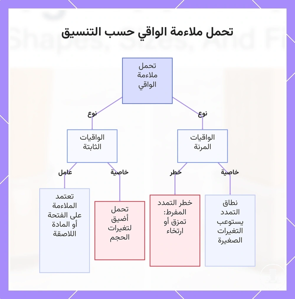 تحمل ملاءمة الواقي حسب التنسيق