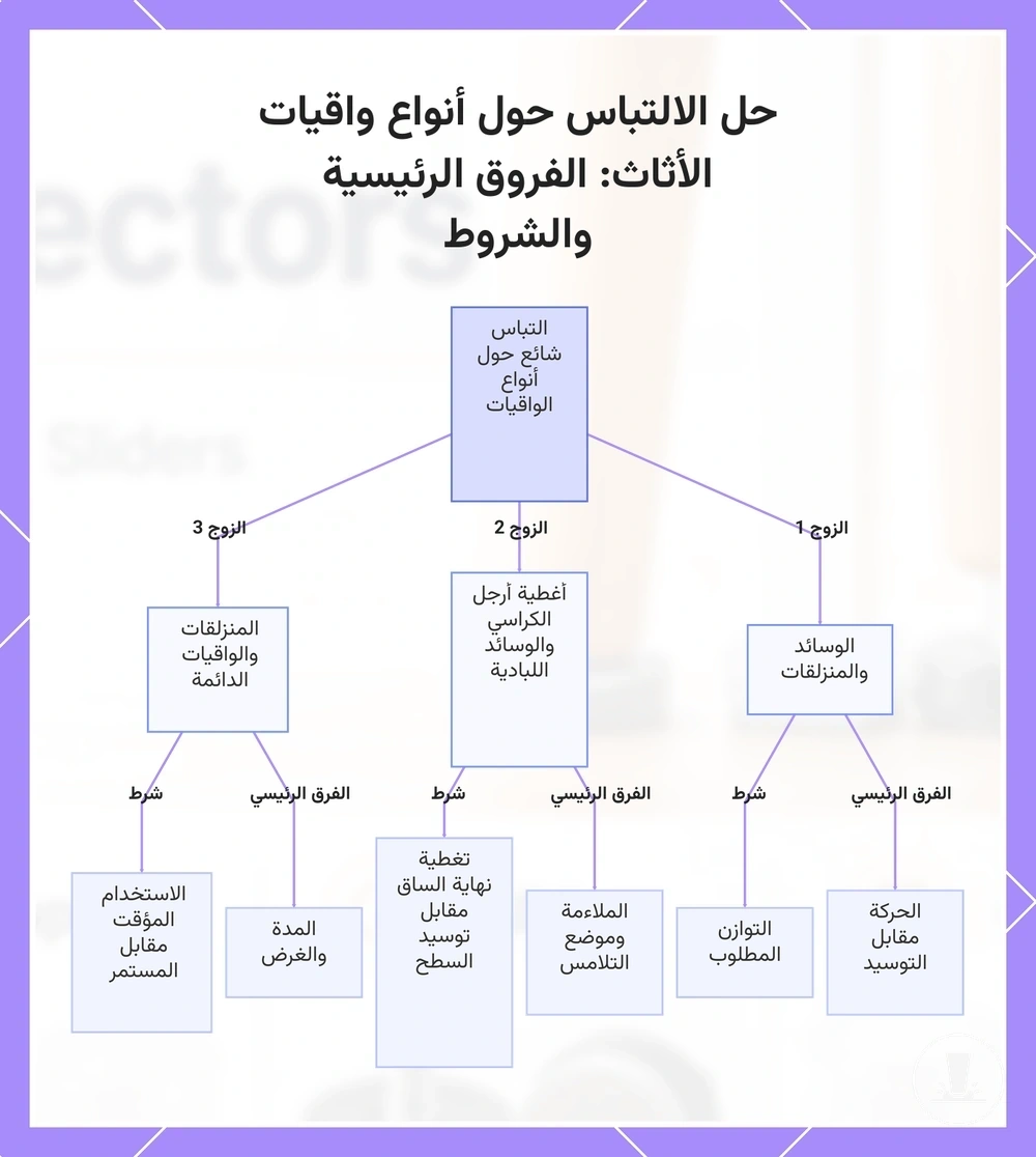 حل الالتباس حول أنواع واقيات الأثاث: الفروق الرئيسية والشروط