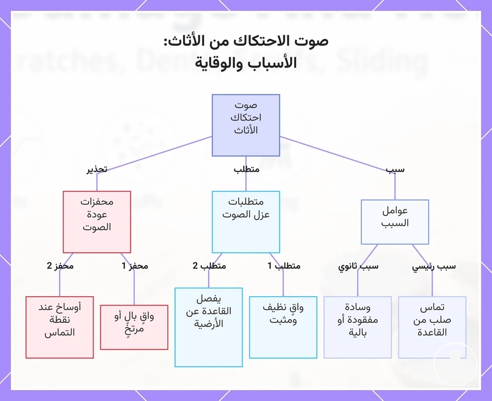 صوت الاحتكاك من الأثاث: الأسباب والوقاية