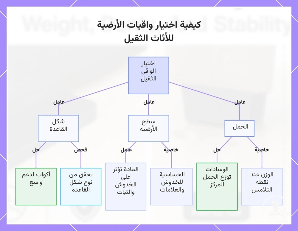 كيفية اختيار واقيات الأرضية للأثاث الثقيل