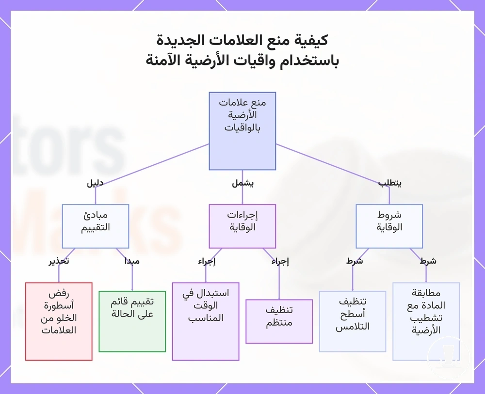 كيفية منع العلامات الجديدة باستخدام واقيات الأرضية الآمنة