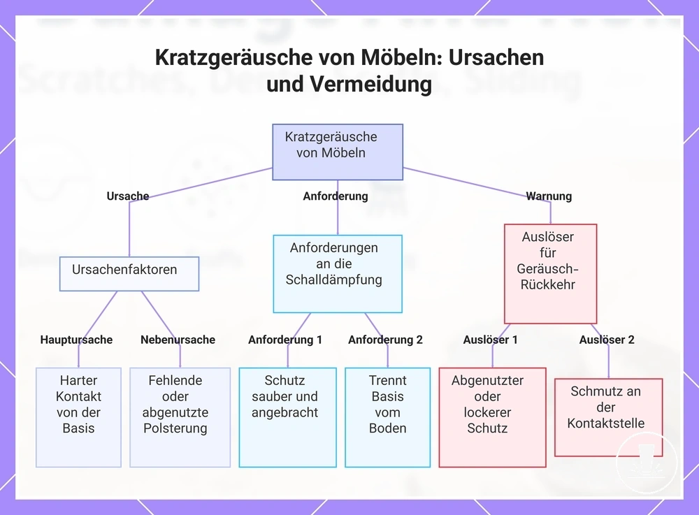 Kratzgeräusche von Möbeln: Ursachen und Vermeidung
