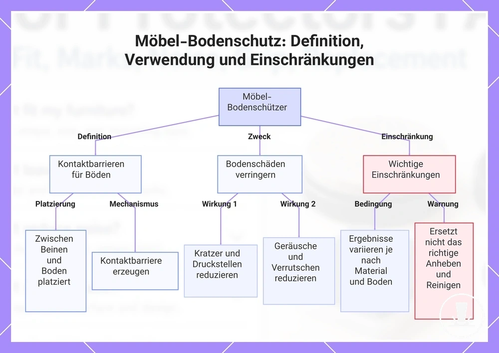 Möbel-Bodenschutz: Definition, Verwendung und Einschränkungen