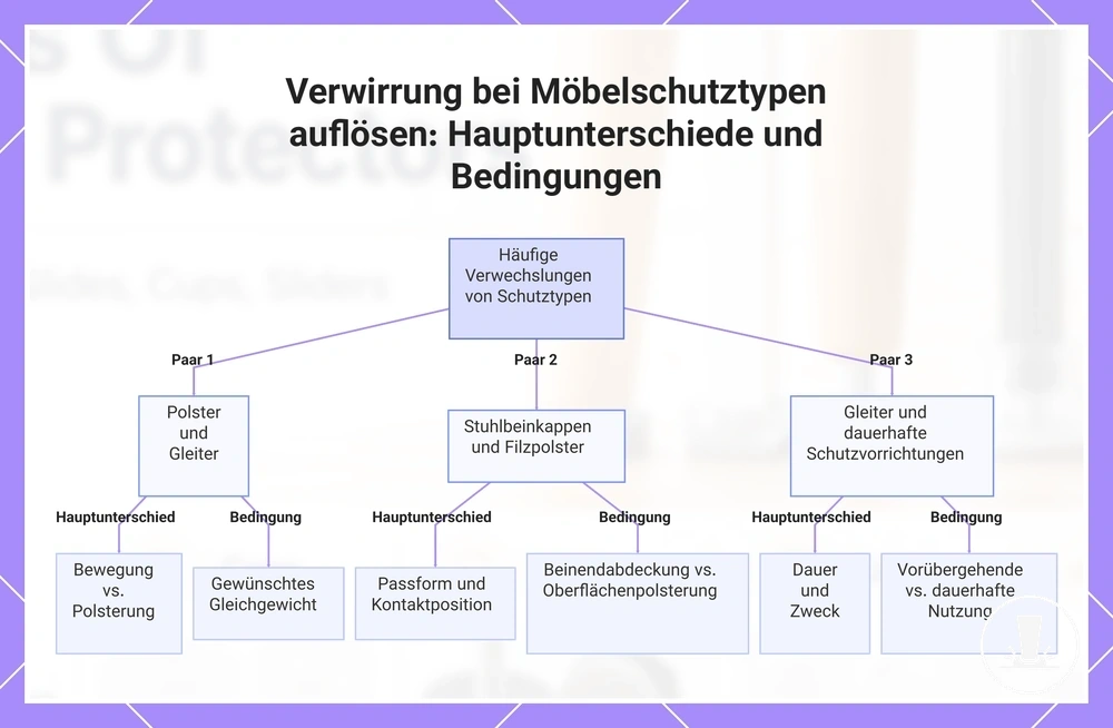 Verwirrung bei Möbelschutztypen auflösen: Hauptunterschiede und Bedingungen