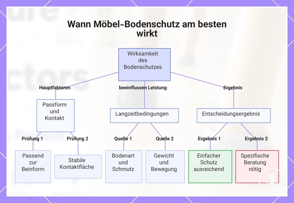 Wann Möbel-Bodenschutz am besten wirkt