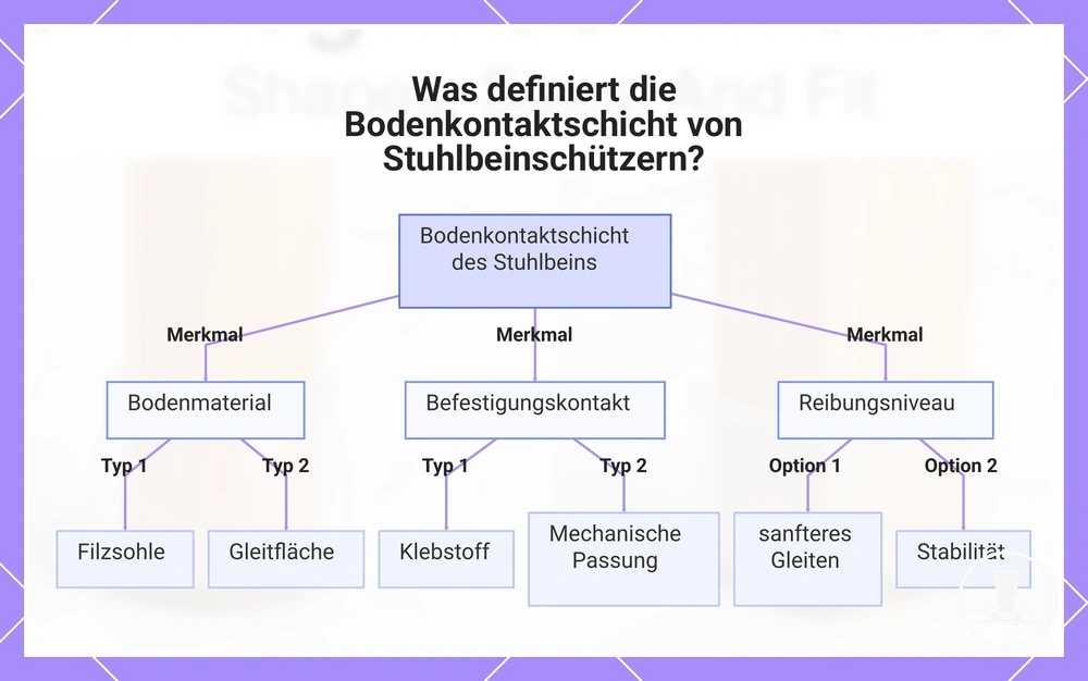 Was definiert die Bodenkontaktschicht von Stuhlbeinschützern?