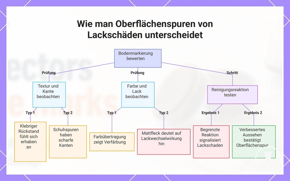 Wie man Oberflächenspuren von Lackschäden unterscheidet