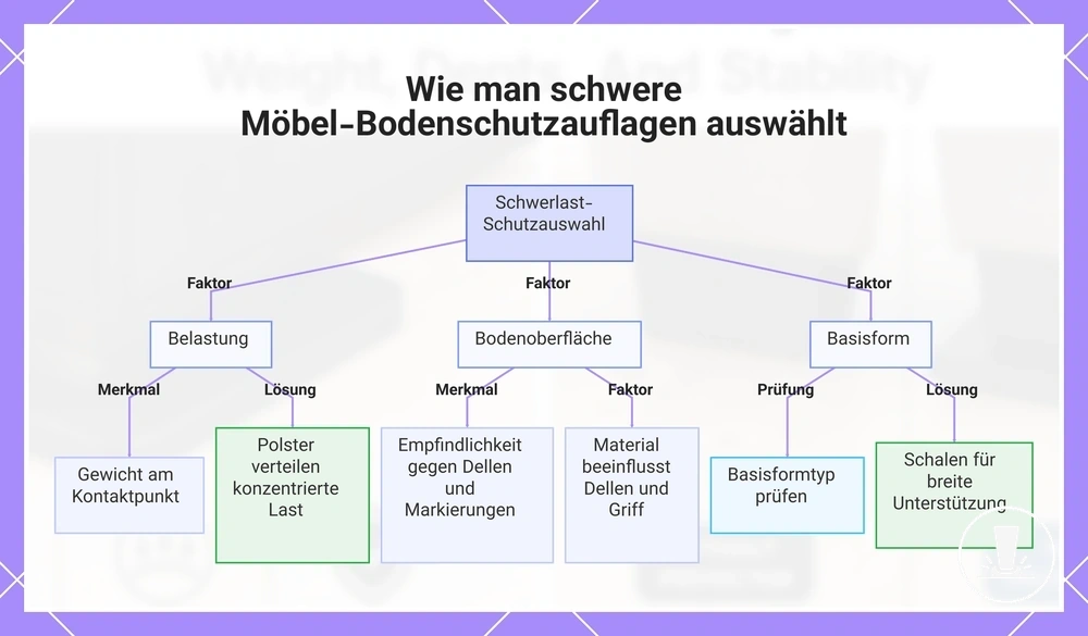 Wie man schwere Möbel-Bodenschutzauflagen auswählt