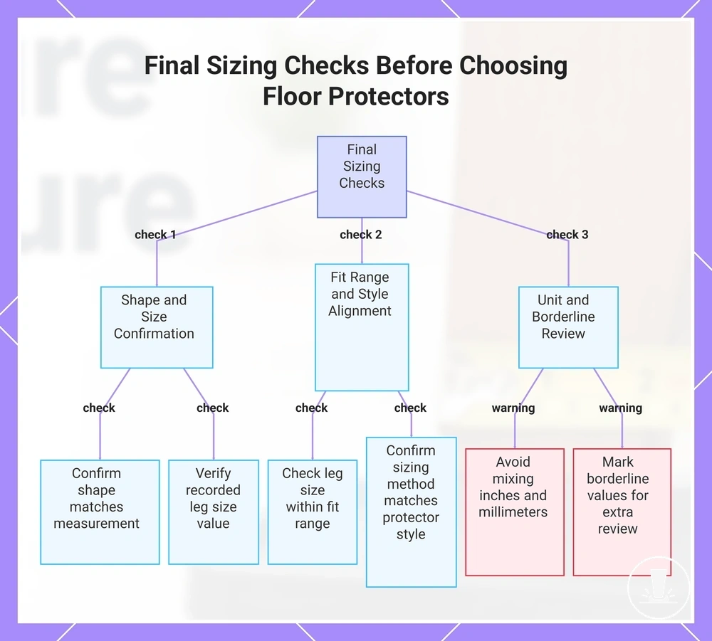 Final Sizing Checks Before Choosing Floor Protectors