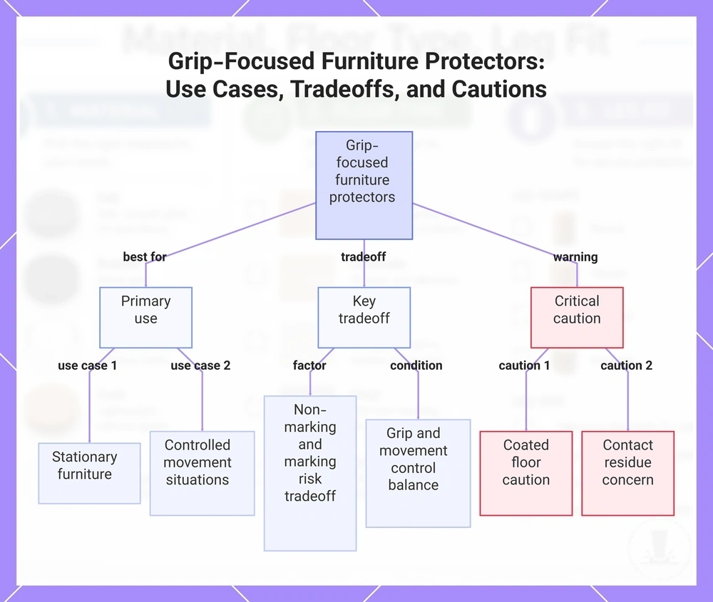 Grip-Focused Furniture Protectors: Use Cases, Tradeoffs, and Cautions