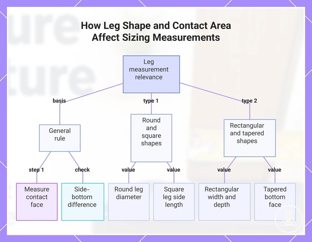 How Leg Shape and Contact Area Affect Sizing Measurements