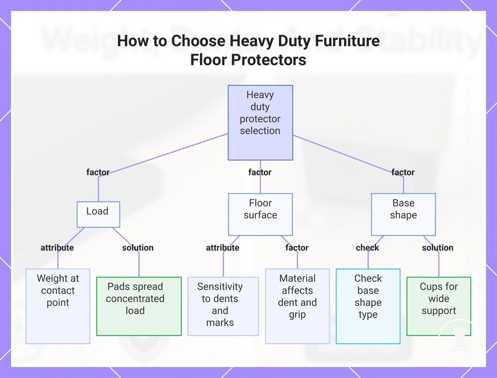 How to Choose Heavy Duty Furniture Floor Protectors