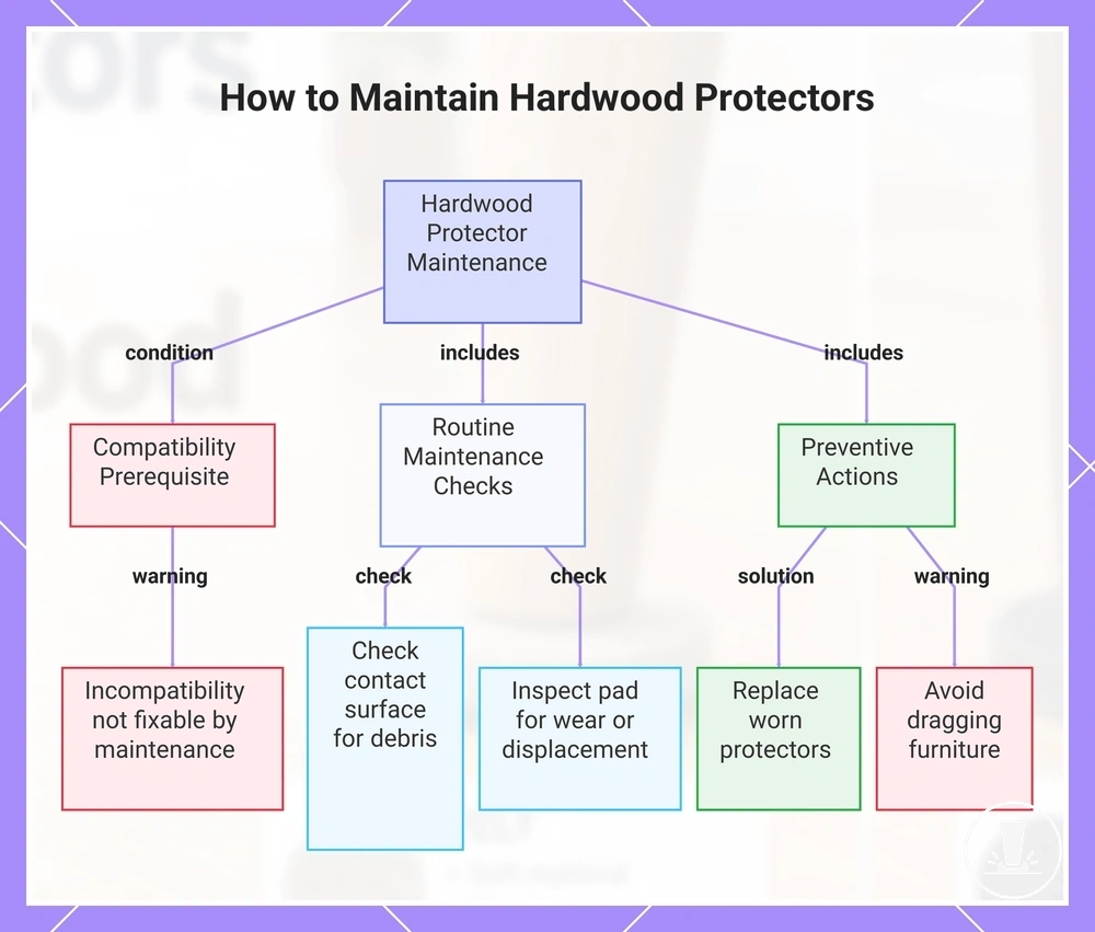How to Maintain Hardwood Protectors