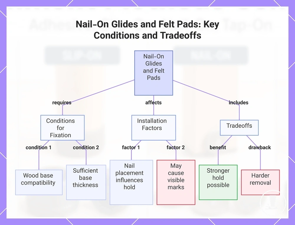 Nail-On Glides and Felt Pads: Key Conditions and Tradeoffs
