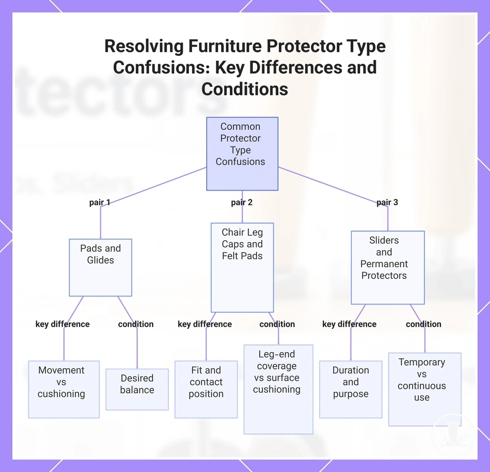 Resolving Furniture Protector Type Confusions: Key Differences and Conditions
