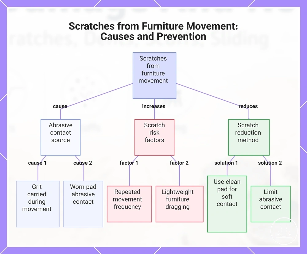 Scratches from Furniture Movement: Causes and Prevention