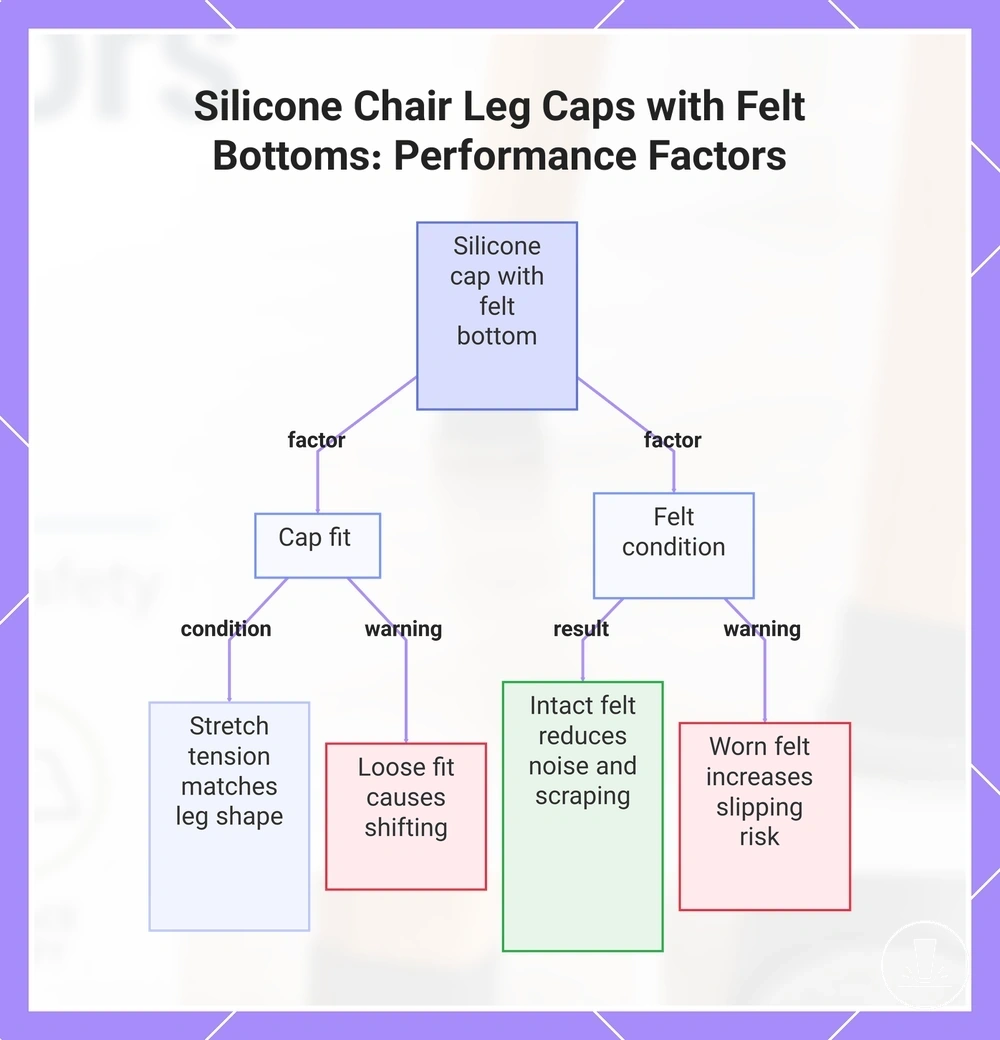Silicone Chair Leg Caps with Felt Bottoms: Performance Factors