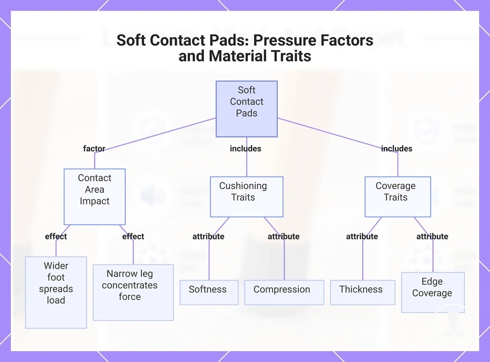 Soft Contact Pads: Pressure Factors and Material Traits