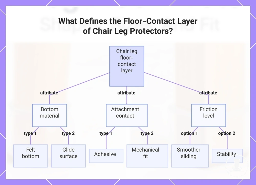 What Defines the Floor-Contact Layer of Chair Leg Protectors?