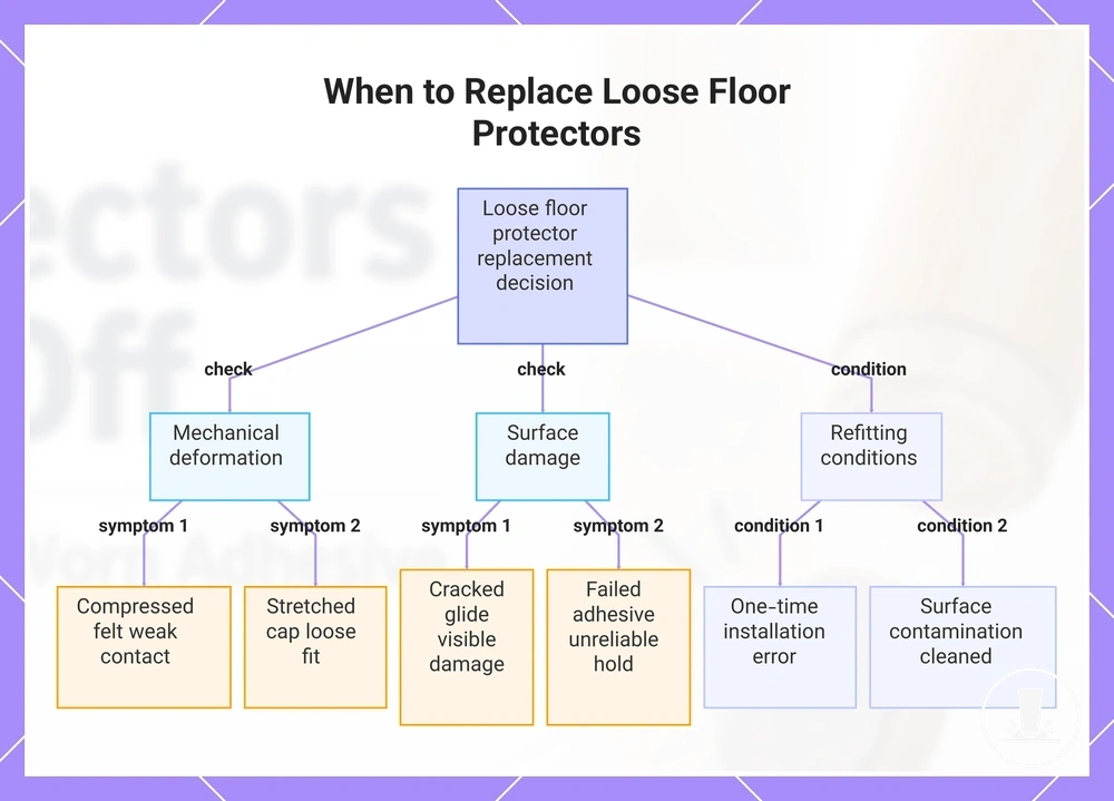 When to Replace Loose Floor Protectors