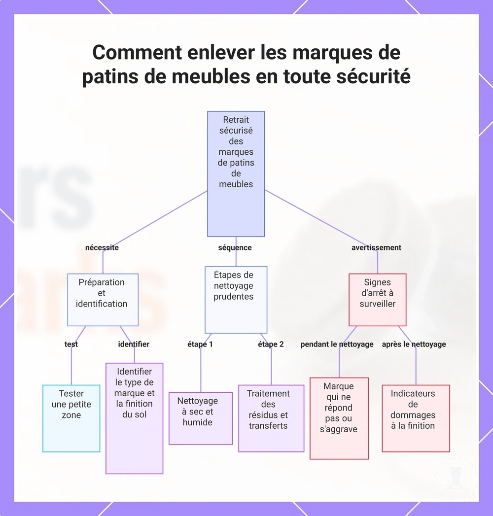 Comment enlever les marques de patins de meubles en toute sécurité