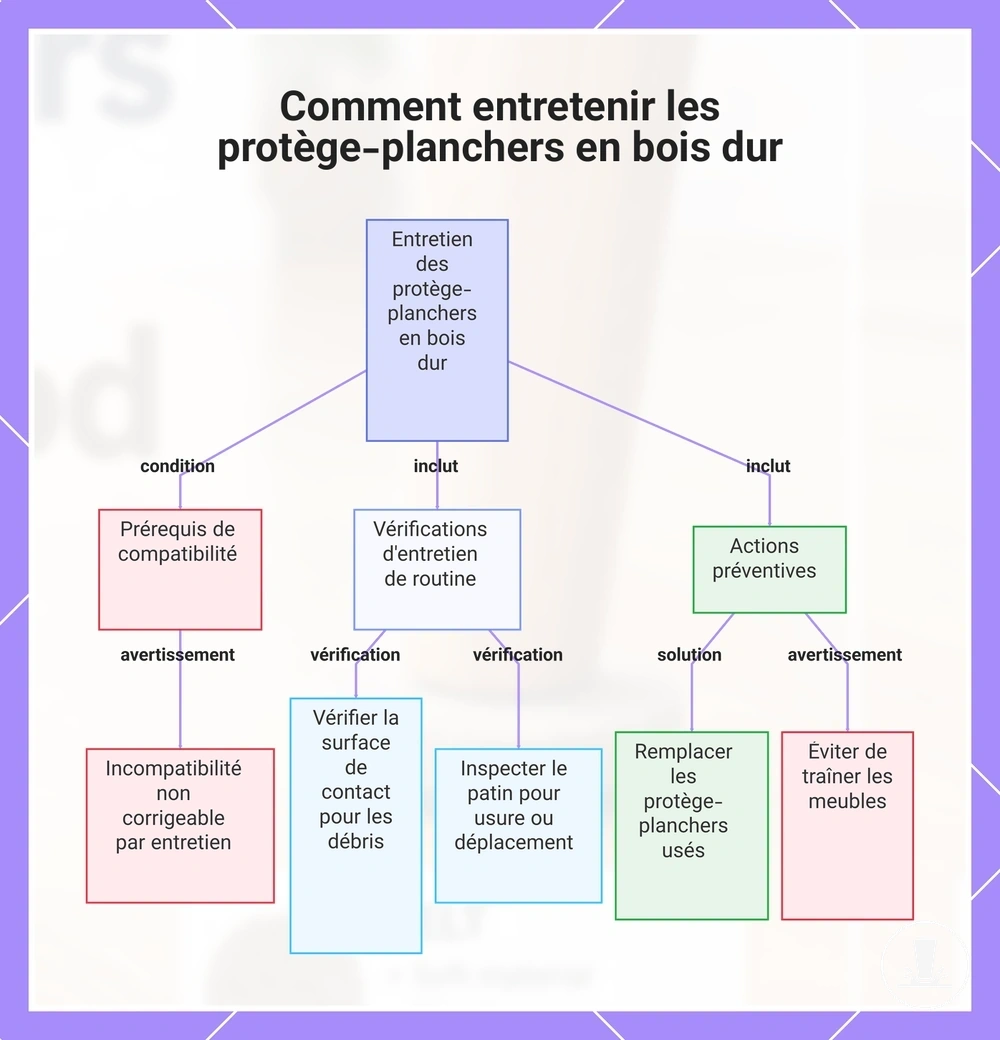 Comment entretenir les protège-planchers en bois dur