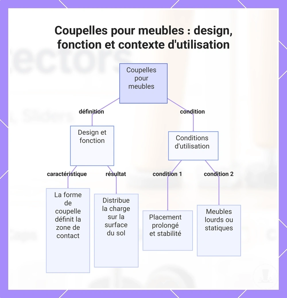 Coupelles pour meubles : design, fonction et contexte d'utilisation