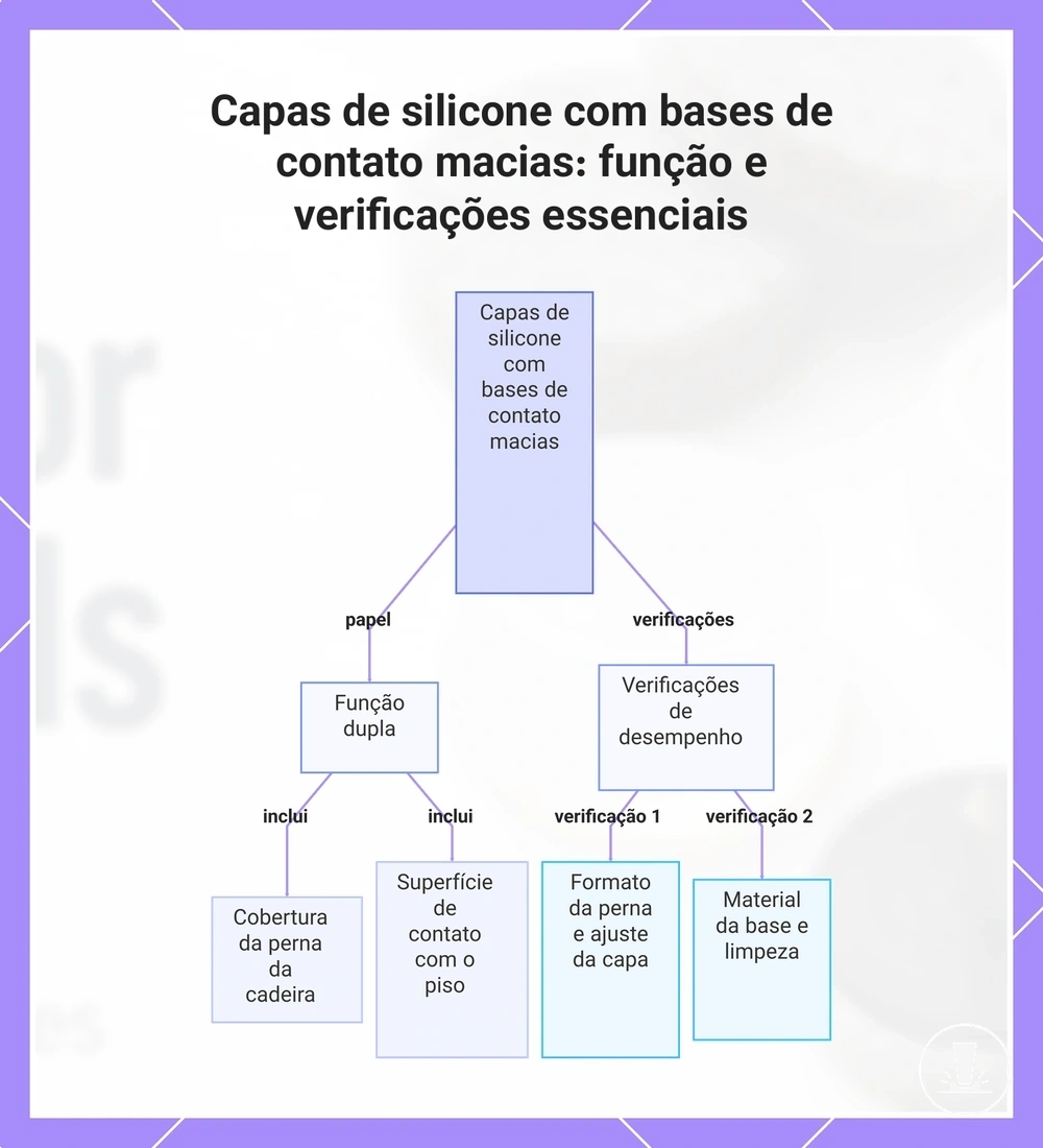 Capas de silicone com bases de contato macias: função e verificações essenciais