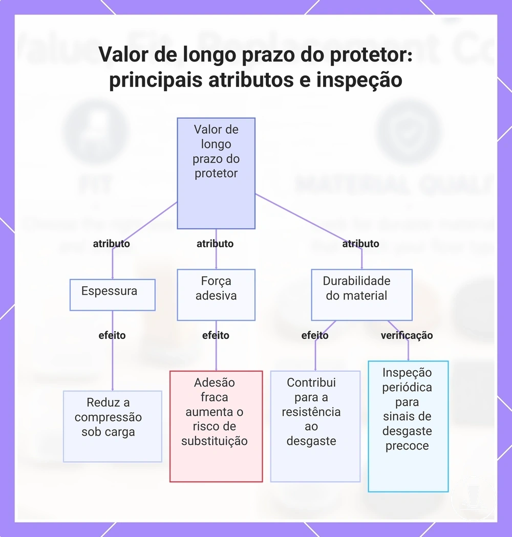 Valor de longo prazo do protetor: principais atributos e inspeção