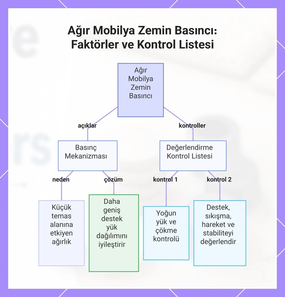 Ağır Mobilya Zemin Basıncı: Faktörler ve Kontrol Listesi