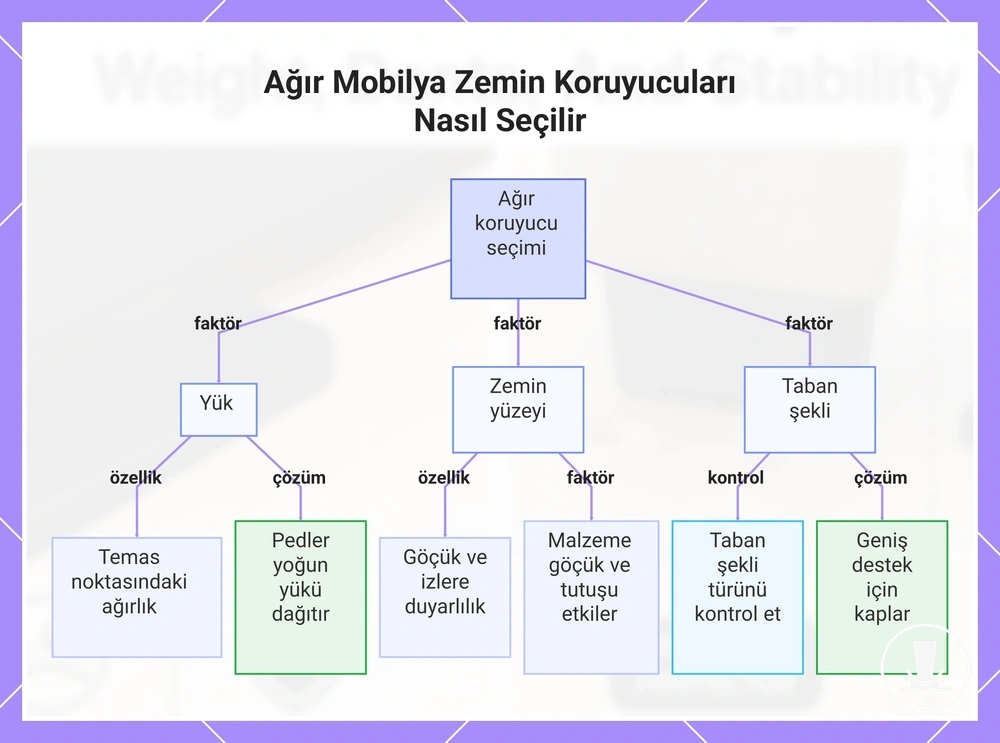 Ağır Mobilya Zemin Koruyucuları Nasıl Seçilir