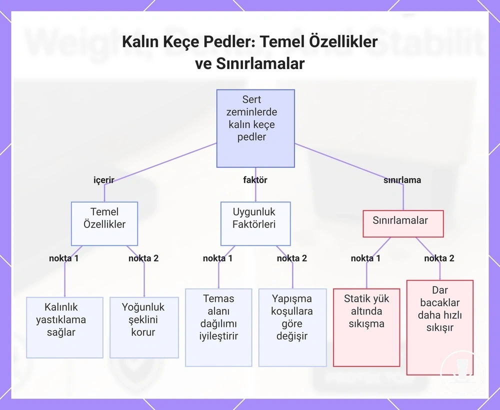 Kalın Keçe Pedler: Temel Özellikler ve Sınırlamalar