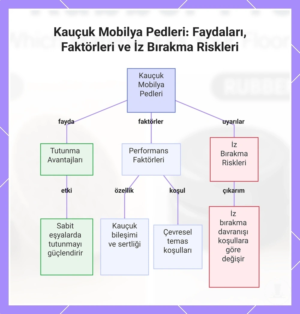 Kauçuk Mobilya Pedleri: Faydaları, Faktörleri ve İz Bırakma Riskleri