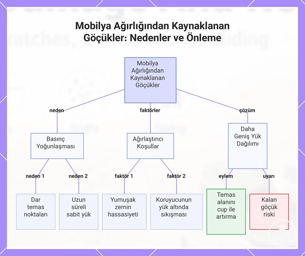 Mobilya Ağırlığından Kaynaklanan Göçükler: Nedenler ve Önleme