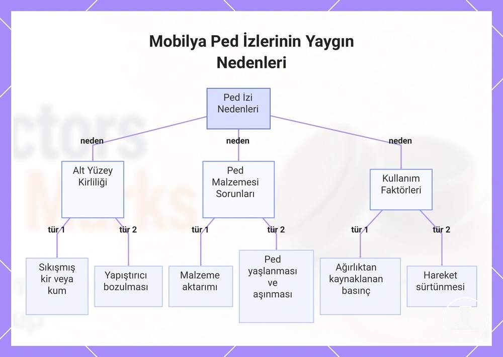 Mobilya Ped İzlerinin Yaygın Nedenleri
