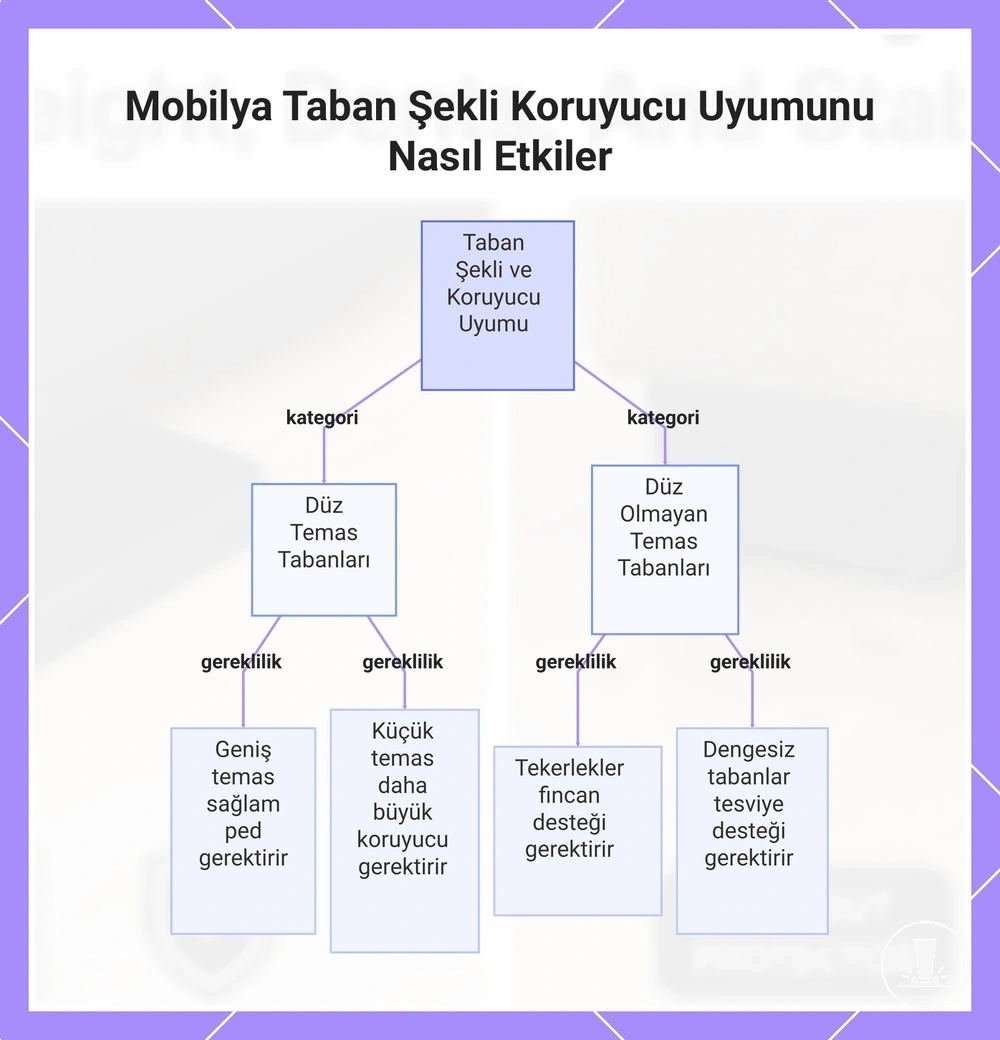 Mobilya Taban Şekli Koruyucu Uyumunu Nasıl Etkiler