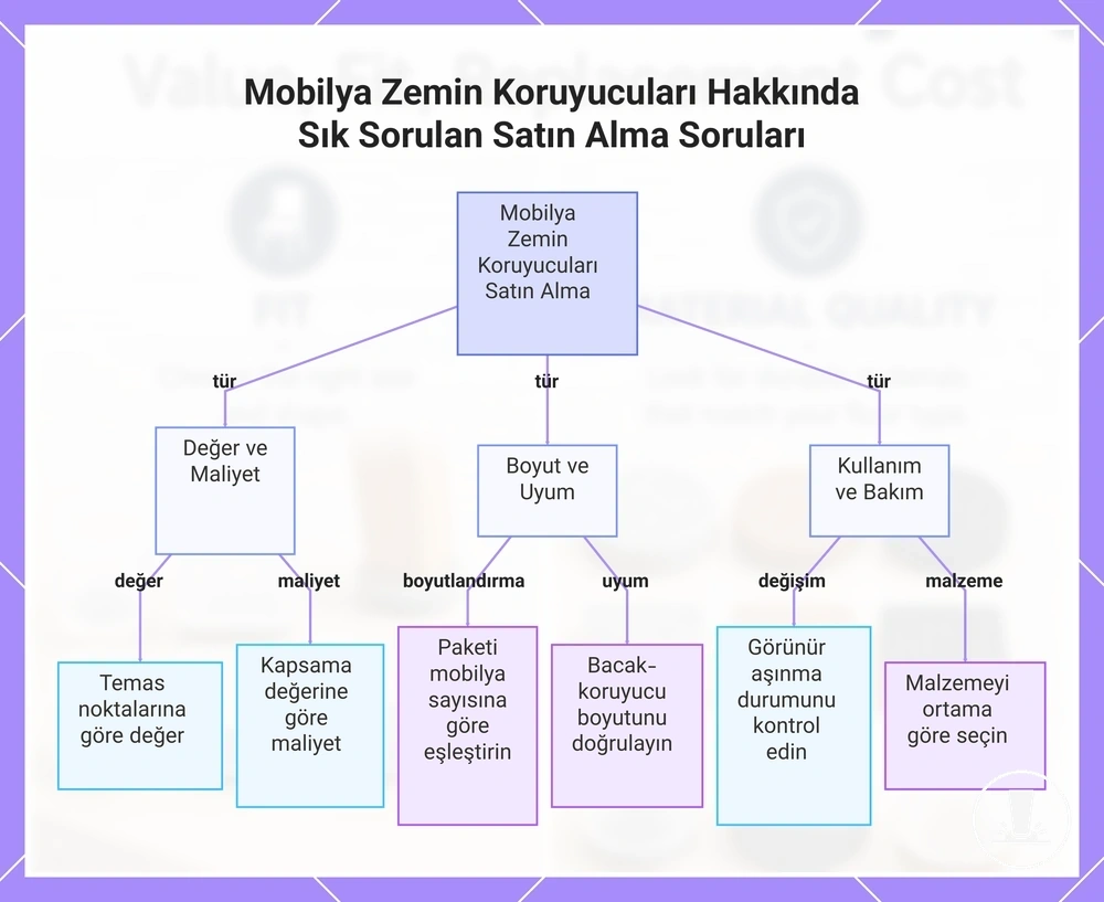 Mobilya Zemin Koruyucuları Hakkında Sık Sorulan Satın Alma Soruları