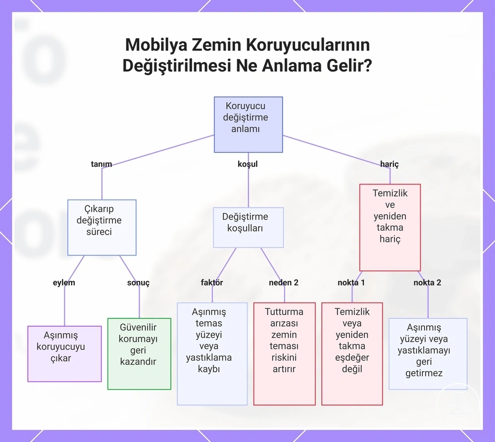 Mobilya Zemin Koruyucularının Değiştirilmesi Ne Anlama Gelir?