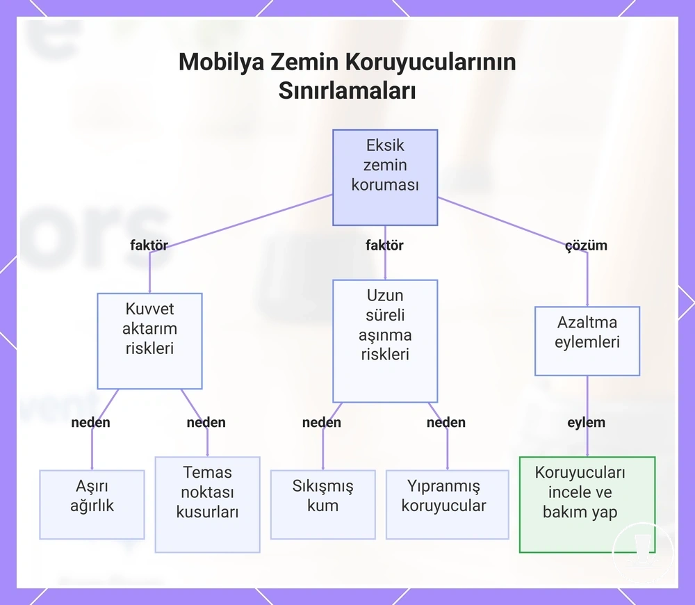 Mobilya Zemin Koruyucularının Sınırlamaları