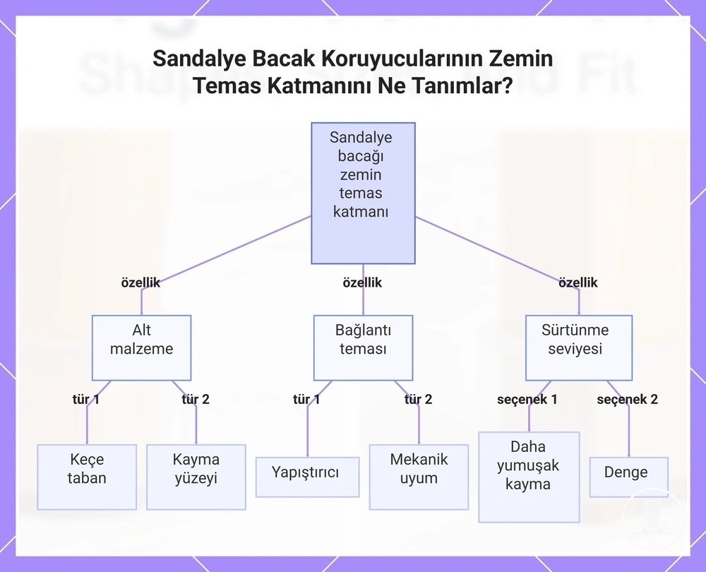 Sandalye Bacak Koruyucularının Zemin Temas Katmanını Ne Tanımlar?