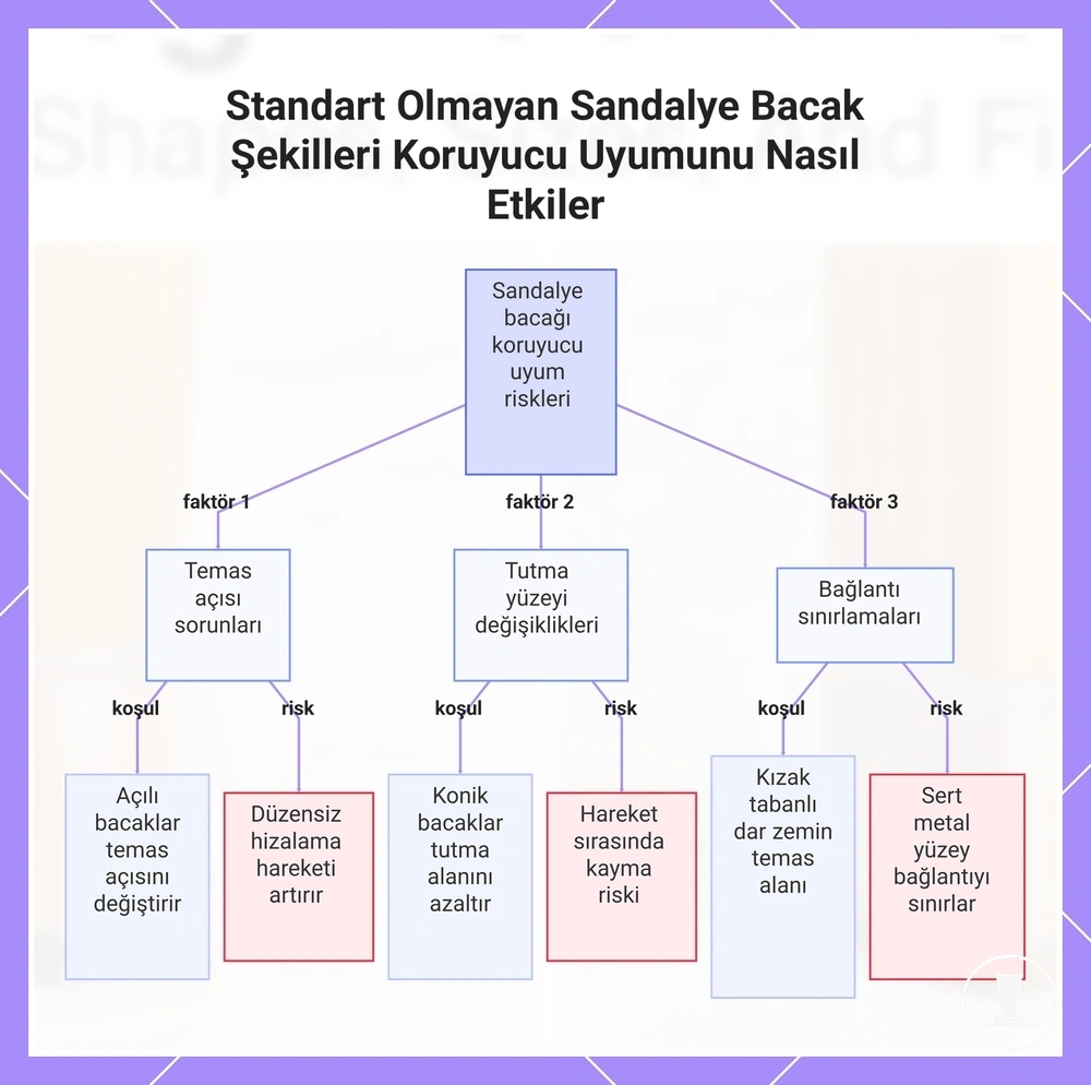 Standart Olmayan Sandalye Bacak Şekilleri Koruyucu Uyumunu Nasıl Etkiler
