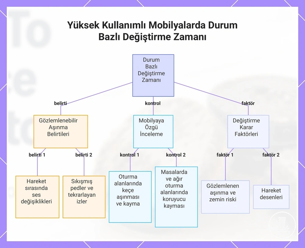Yüksek Kullanımlı Mobilyalarda Durum Bazlı Değiştirme Zamanı