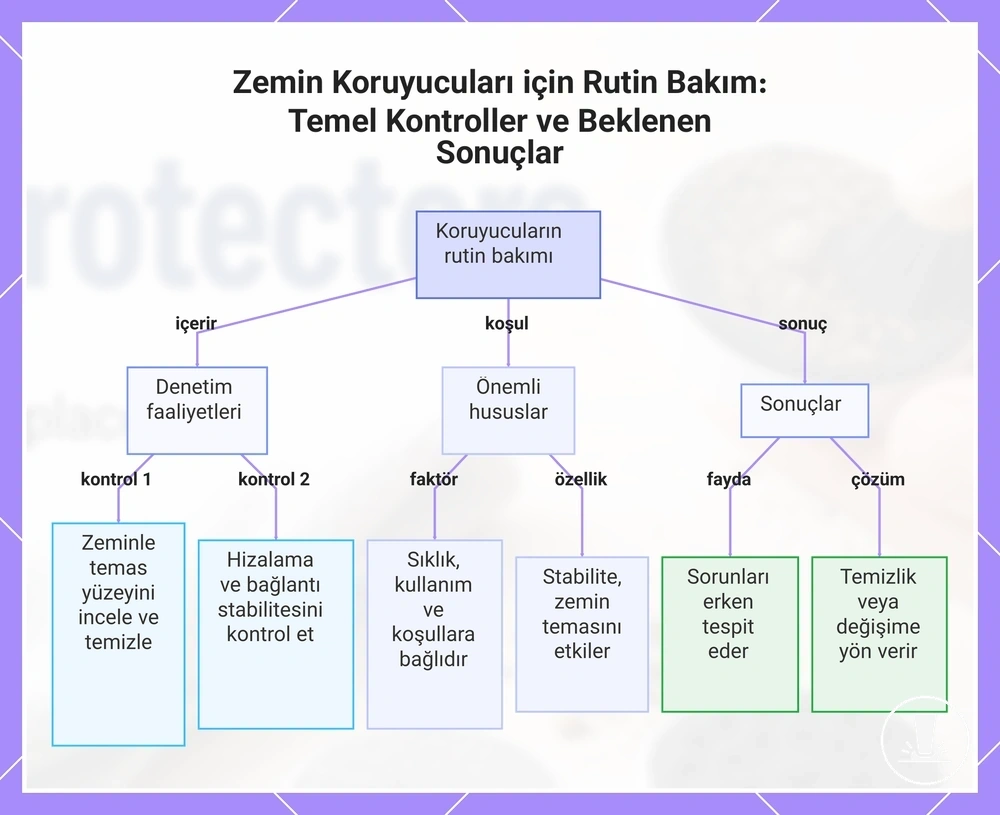Zemin Koruyucuları için Rutin Bakım: Temel Kontroller ve Beklenen Sonuçlar